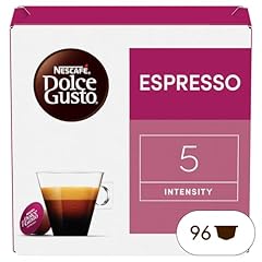 NESCAFÉ DOLCE GUSTO Espresso Caffè, 6 Confezioni da 16 Capsule (96 Capsule Compatibili Nescafé Dolce Gusto)