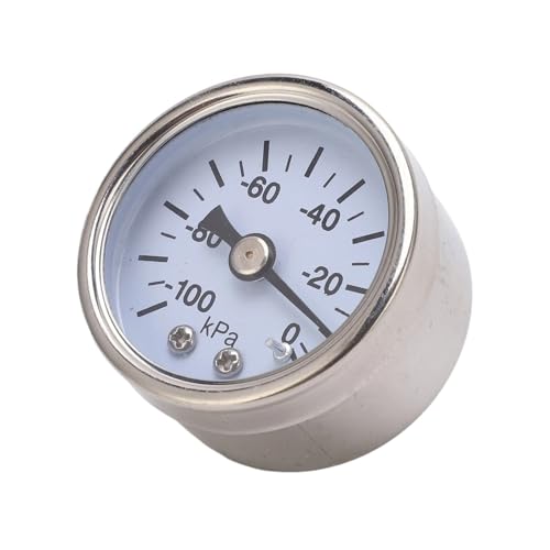 庭のホース散水メーター 工業用ステンレススチールダイヤル式液体充填真空圧力計 1/8インチ