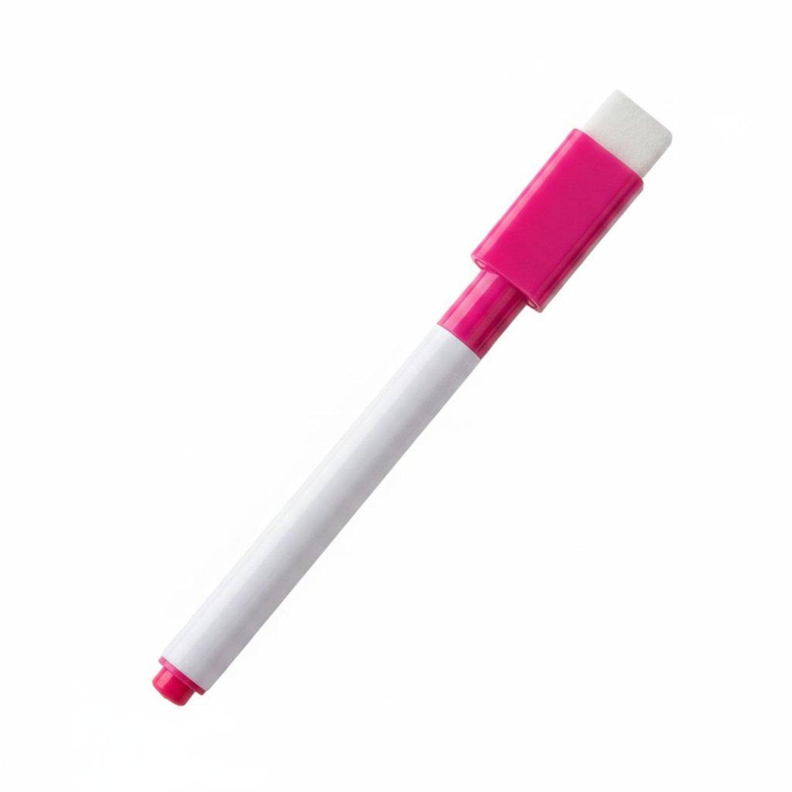 CALANDIS Whiteboard Marker with Eraser Erasable Water Based for Sketch Board, School Rose Red W Magnetic Brush-image-19