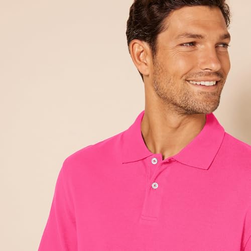 Image of Amazon Essentials Men's Slim-Fit Short-Sleeve Cotton Pique Polo Shirt