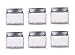 150ml / 5oz barattoli Pet contenitori cosmetici trucco casi supporti vuoto con tappo a vite in alluminio argentato, perfetti per le labbra ombretto polvere cosmetici e crema per il viso lozione immagine
