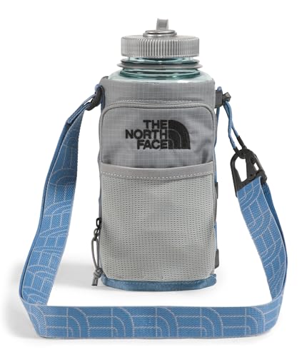 The North Face Borealis Water Bottle Holder | Adjustable Strap, Water-Repellent Finish, External Pocket with Key Hook, Concrete, One Size