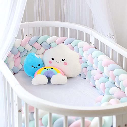 Benben 15A-7313-G Cloud Pillow Toy 12 Inch, Set Of 3, 7 Inch Stuffed Rainbow And Water Droplet Plushies thumb #5