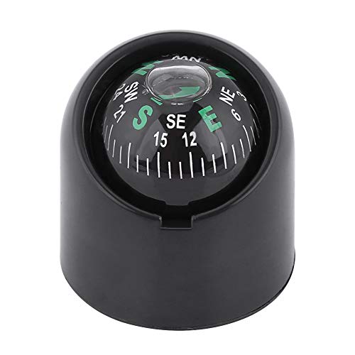 Dash Mount Compass - Mini Self-Adhesive Compass Ball Portable Universal Automobile Dash Board