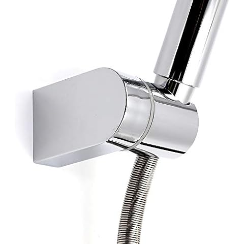 Kusun Soporte de Ducha Ajustable de Pared en Cromo Cover