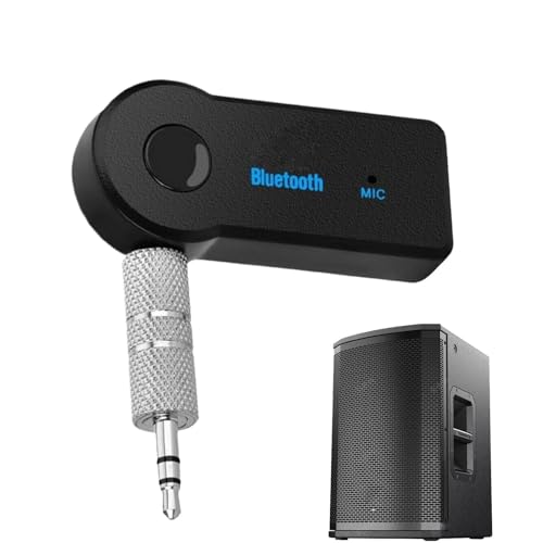 Adaptador Multifuncional AUX 3,5 Mm Bluetoth - Receptor y transmisor de audio inalámbrico para altavoces y auriculares de coche que admite la reproducción de música y el uso manos
