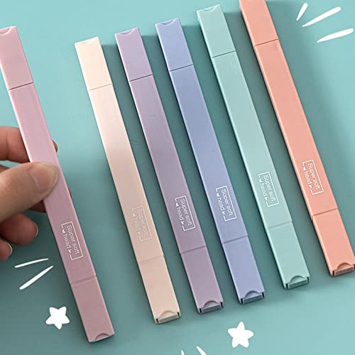 Marcadores Bíblicos - Marcadores de Bíblia de ponta dupla e canetas sem sangramento 6 peças,Marcador