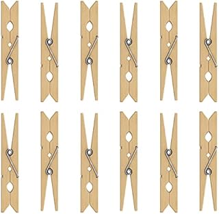 Wooden Pegs for Washing Line Strong & Durable 102 Pcs Wooden Pegs Craft, DIY Projects & Photos - Ideal Clothes & Craft Pegs - UK's Traditional Eco Friendly Pegs