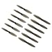 Qwinout Sailfly-X 65mm Propellers 1mm PC Props 6Pairs/Pack for FPV Racing Drone Quadcopter Mobula7 HD Black