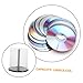 MERRYHAPY 4 Pcs Clear Plastic CD DVD Storage Box Versatile Disc Holder Organizer for Discs Material Flexible Storage for Home and Office