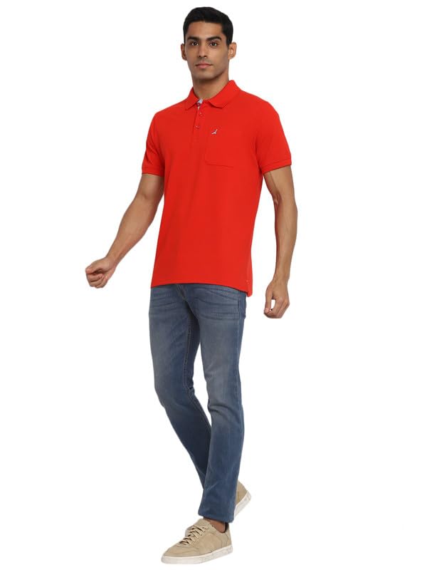 Image of AMERICAN CREW Polo Collar T-Shirt for Men with Pocket
