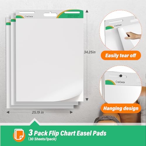 Cregear B1143 25 X 30 Inch Sticky Easel Pads thumb #1