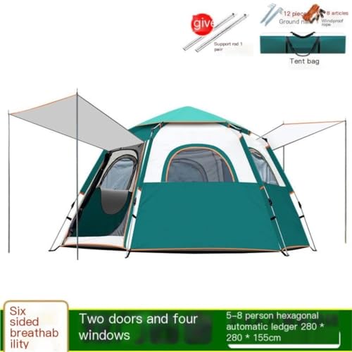 Carpa portátil plegable ligera para camping al aire libre miniatura 2