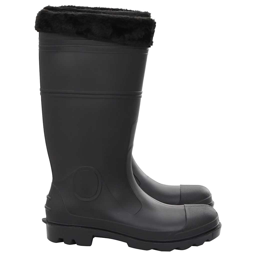 Buty przeciwdeszczowe Czarne Rozmiar 45 PVC