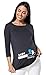 Produktbild Zeta Ville - Damen Umstands-Oberteil Top T-Shirt Witzige Baby Loading Druck 549c, Graphit, EU 40/42