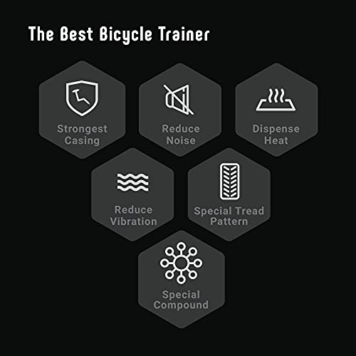 Vittoria Zaffiro Pro Home Trainer Tire - Indoor Bike Trainer Tire - Foldable Training Bicycle Tire (Red, 700x23c) by Vittoria - Image 4