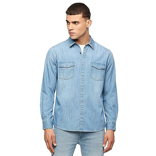 Image of Pepe Jeans Men's Cotton Regular Fit Shirt