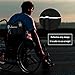 Wheelchair Bag,Wheelchair Armrest Accessories Side Bag,Multi-Pocket Reflective Tape mesh Pocket Walker Wheelchair armrest Storage Bag Suit for Elderly, Seniors,Handicap,Disabled