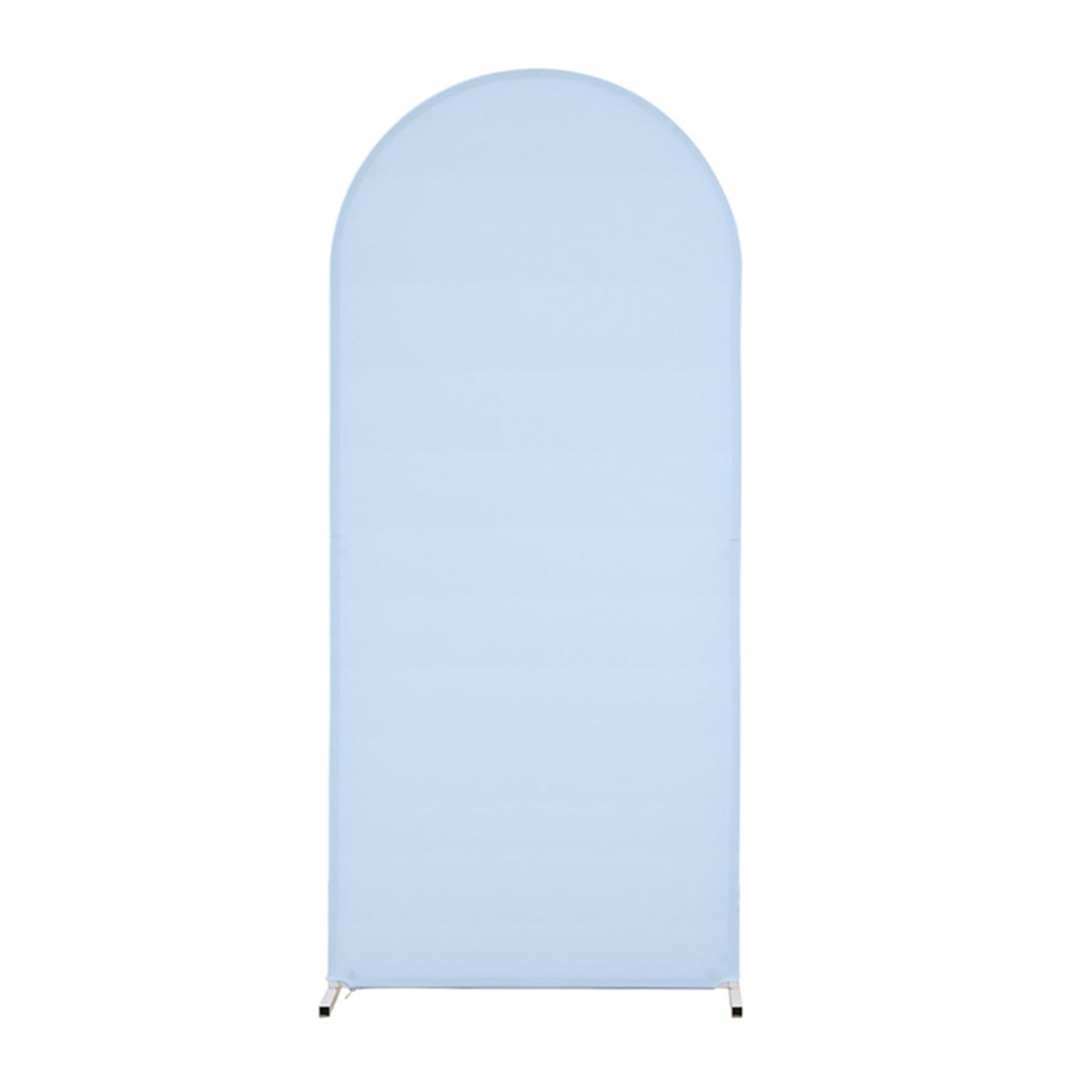 FANSU Arch Backdrop Cover, Wedding Spandex Backdrop Arch Covers, Arch Cover for Birthday Party Graduation Bridal Baby Shower Anniversary Ceremony Background (6.6ft x 3.3ft,blue)