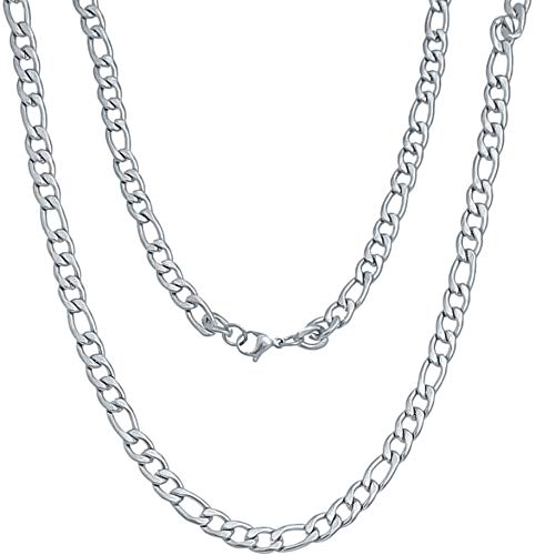 Stunning Stylish Stainless Steel Silver Thick Chain For Men Boys