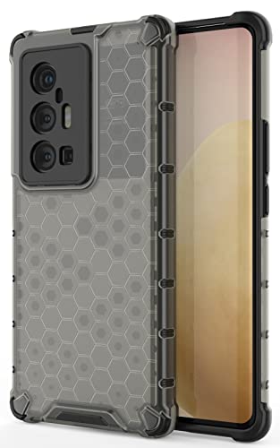 Image of Glasgow Back Case Cover Compatible with Vivo X70 Pro Plus /Pro+ (Stylish Design) - Black