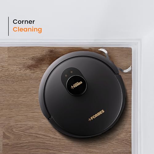 Image of Eureka Forbes SmartClean Auto Bin Turbo, 7000Pa HyperSuction Robotic Vacuum Cleaner (40 Days Hands-Free Cleaning) | LiDAR 3.0 & Quick Home Mapping | Wet Mopping | 3-Hour Run Time | Smart App Control