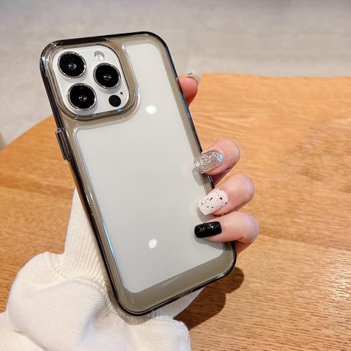 Coque rigide en acrylique transparent anti-rayure pour iPhone 14 13 12