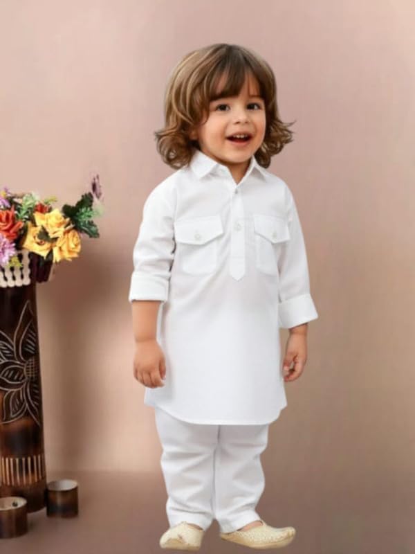 Baby & Kids clothing set cotton blend Comfortable Kurta Pathani set-picture-15