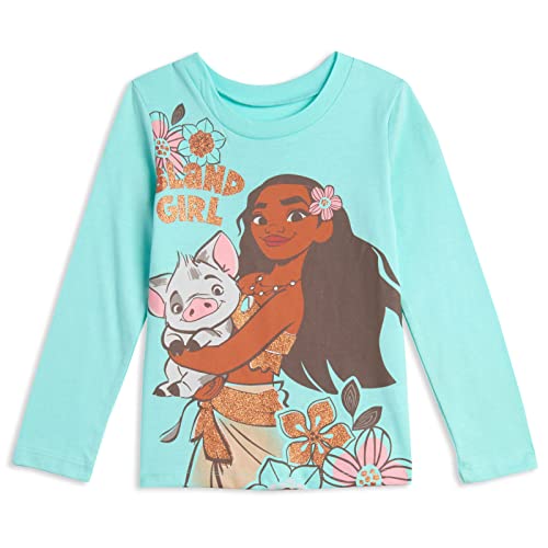 Disney Girls 2 Pack Long Sleeve T-Shirts Infant to Big Kid Sizes (18 Months - 14-16)3