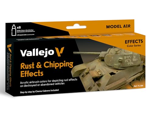 Vallejo Model Air Set 71186 Rust & Chipping Effects (8)