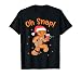 Oh Snap Gingerbread Man for Women Boys Girls Kids Christmas T-Shirt