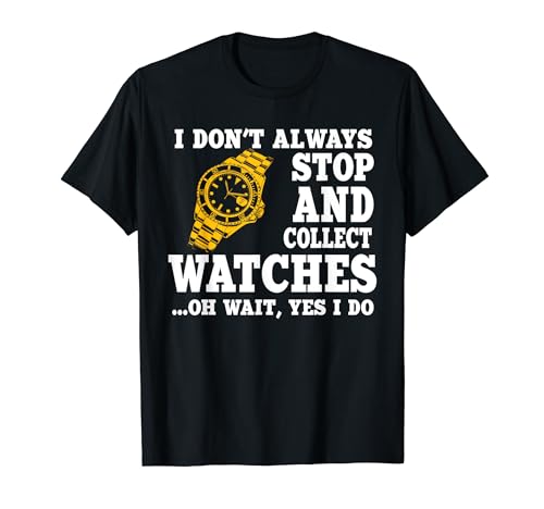 Reloj divertido para coleccionar ropa, horólogo, amor, relojería Camiseta