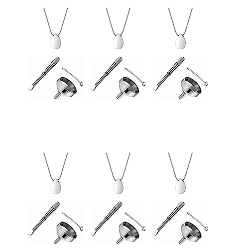 Collier d'urne de crémation de cendres en forme de goutte d'eau avec kit