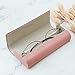 LifeArt Eyeglass Case Hard Shell, Portable Sunglass Protector Cases for Women and Men, Fashionable PU Leather Unisex Eyeglass Case, Lightweight (Pink)
