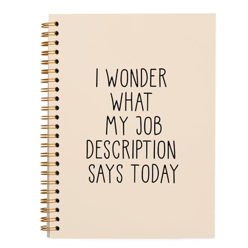 OXW Funny Office Gifts Notebook Journal, Gag Fun Gifts for Coworker Colleague Adults Boss Employee...