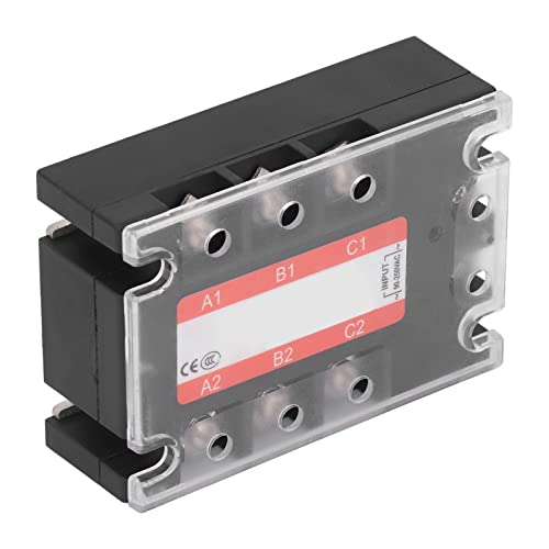 Relais statique triphasé SSR 100A anti-arc pour moteur et chauffage