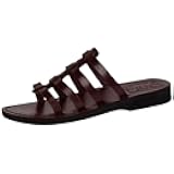 Jerusalem Leather Biblical Sandals/Slides for Men & Women (Mariam Style I by Holy Land Market)