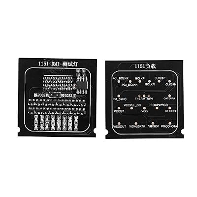 Cuifati Motherboard Tester Test Card,LED Indicator CPU Socket Motherboard Tester 2 in 1 Loading Board 1151 Test Card Compatible for All 1151 Main Board for Intel Tester Digital Voltage Tester