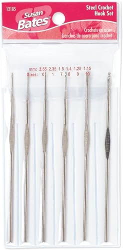Susan Bates Steel Crochet Hook Set 12185