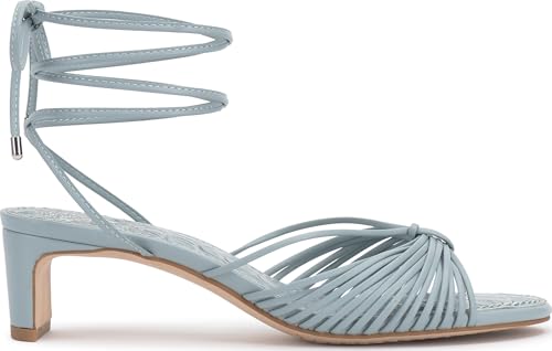 Image of Vince Camuto Lory Ankle Wrap Kitten Heel Sandals