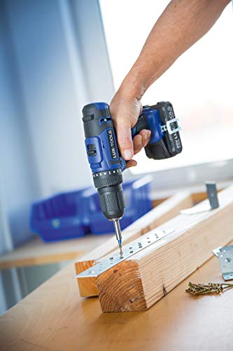 LUX-TOOLS ABS-20Li Akku-Bohrschrauber mit 2-Gang Getriebe & 13mm Schnellspann-Bohrfutter, inkl. Koffer & 2,0Ah Akku… – Bild 7