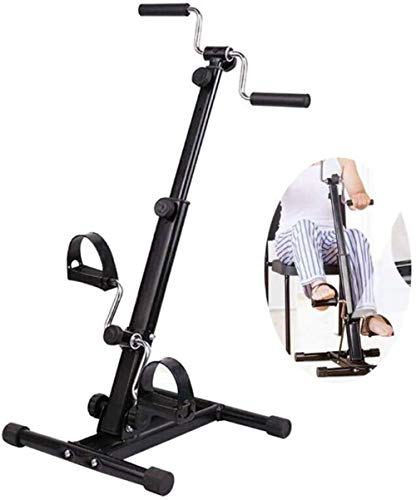 Mini bicicleta estática para rehabilitación de brazos y piernas y entrenamiento debajo del escritorio
