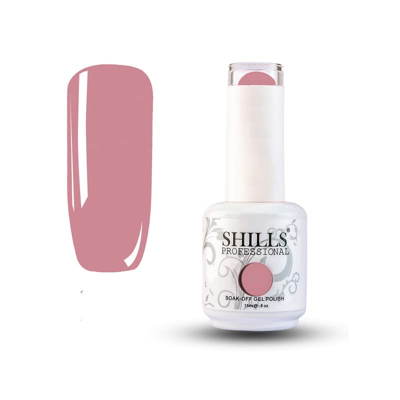 Image of Shills Professional Uv /Led Soak Off Gel Polish (Gel Nail Polish) Glossy Finish Nail Polish Color Shade 62, 15 Ml