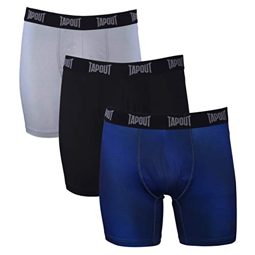 TAPOUT Mens Performance Boxer Briefs - 12-Pack Athletic Fit Breathable Tagless Underwear S-5XL Regular or Plus Size3