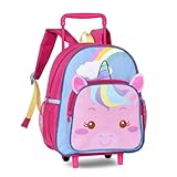 Mochila de Rodinha Infantil Unic�rnio Fofa Clio Pets 13' (Lil�s)