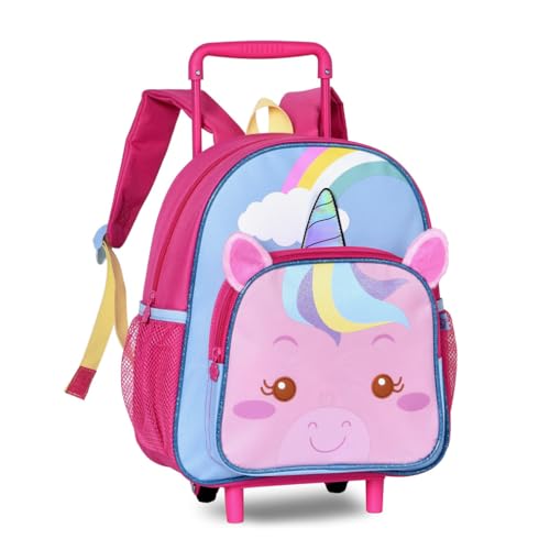 Mochila de Rodinha Infantil Unic�rnio Fofa Clio Pets 13' (Lil�s)
