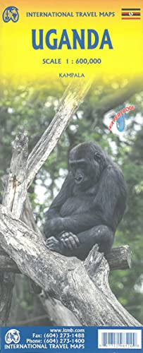 Uganda (2022): ITM Travel Reference Map 1:600000