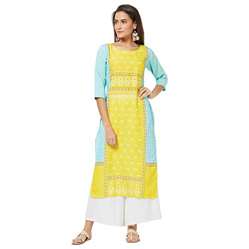 Image of LookMark Women's Crepe Kurta