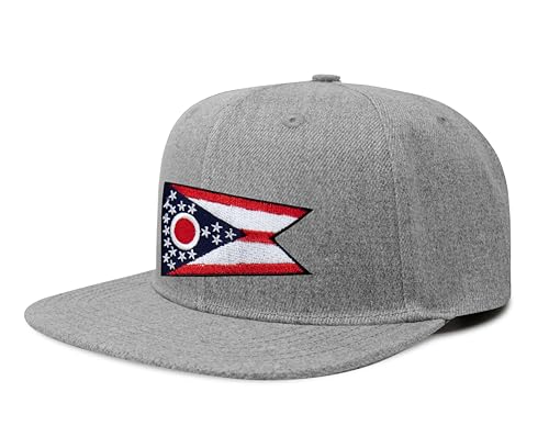 Image of International Tie State Hat for Men and Women, Adjustable Snapback Trucker Baseball Cap with Embroidered Patch