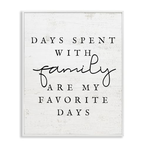 'Days Spent With Family Heartwarming'| Framed Giclee Art